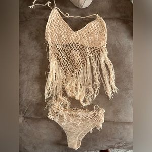 Macrame Fringe Swimsuit